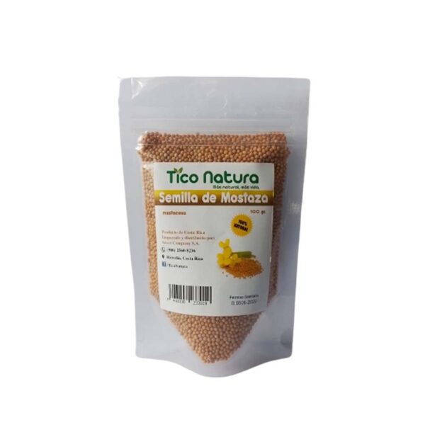 Semillas de Mostaza Doy Pack 100 gr Tico Natura