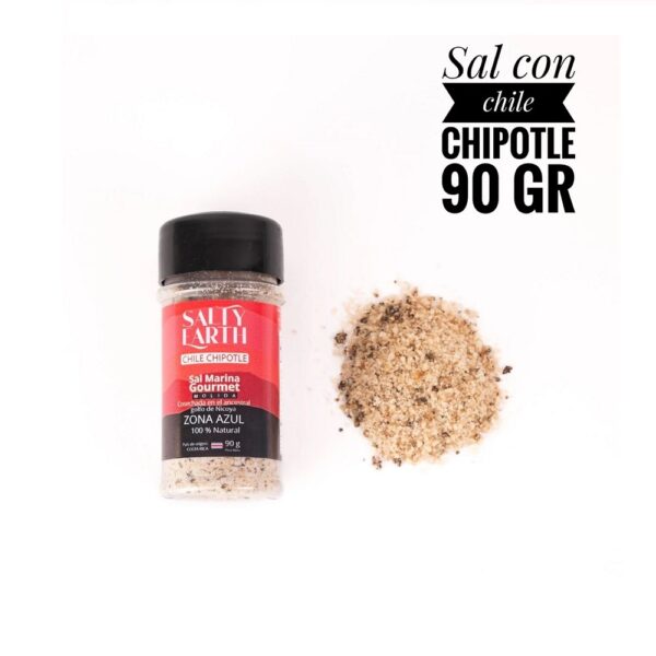 Salty Earth Sal con Chile Chipotle 90gr Salero